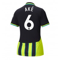 Dres Manchester City Nathan Ake #6 Preč pre Ženy 2024-25 Krátky Rukáv